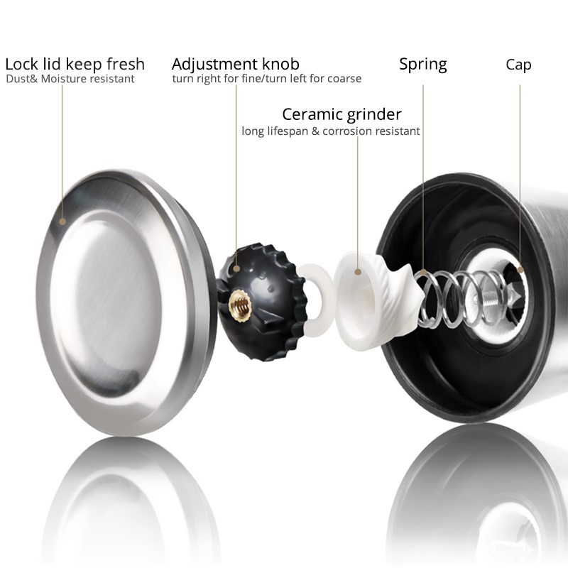 Modern Stainless Steel Pepper Grinder Factory Modern Stainless Steel Pepper Grinder Factory