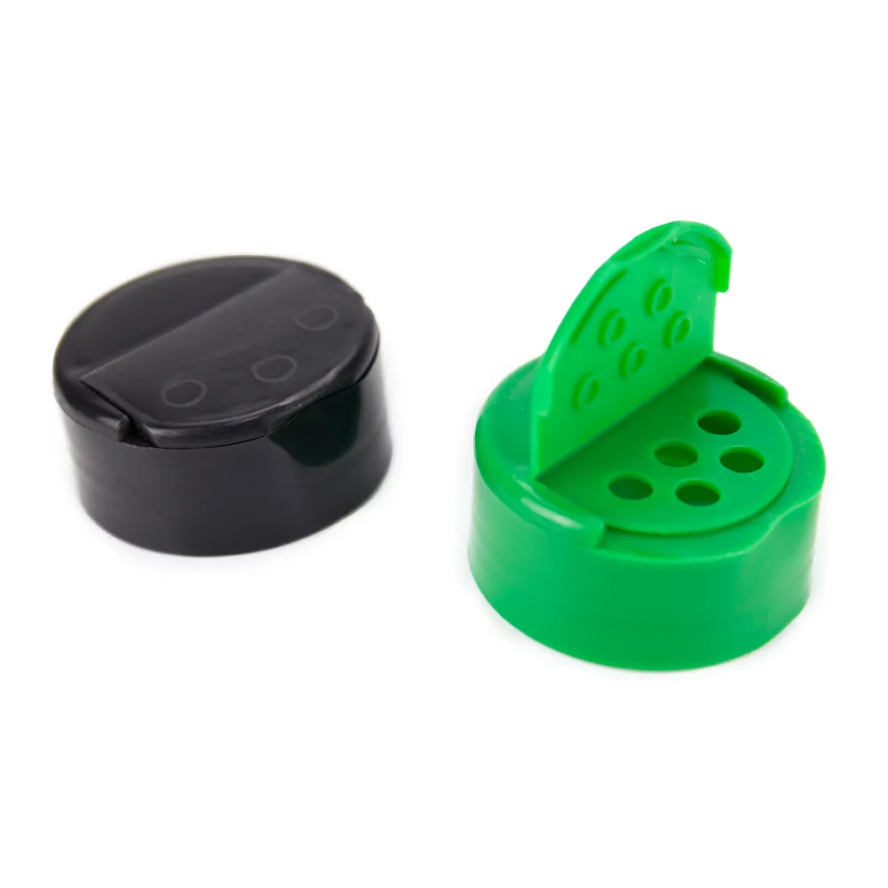Round Plastic Spice Container Sift Lid Round Plastic Spice Container Sift Lid