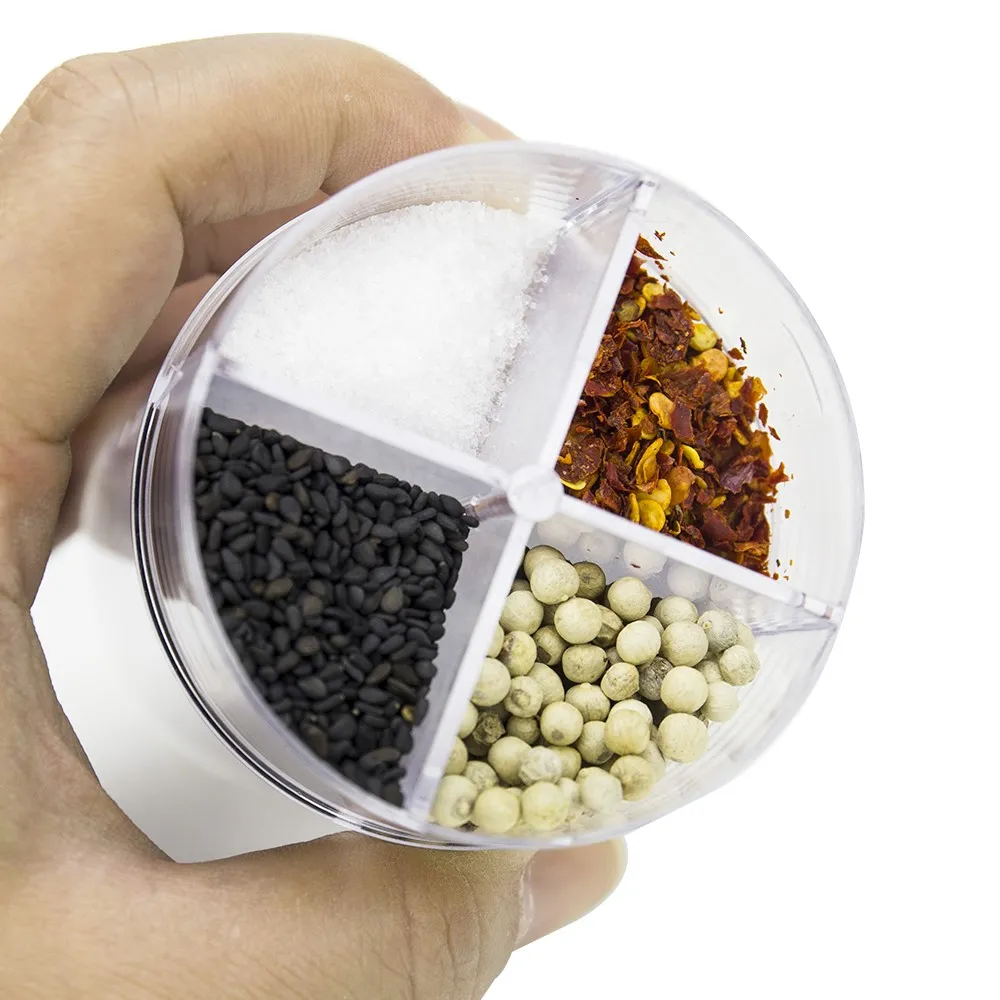 4 In 1 Plastic Salt And Pepper Shaker 4 In 1 Plastic Salt And Pepper Shaker